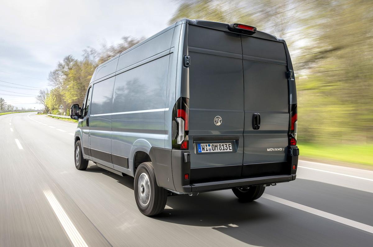 Vauxhall Movano Electric rear left driving