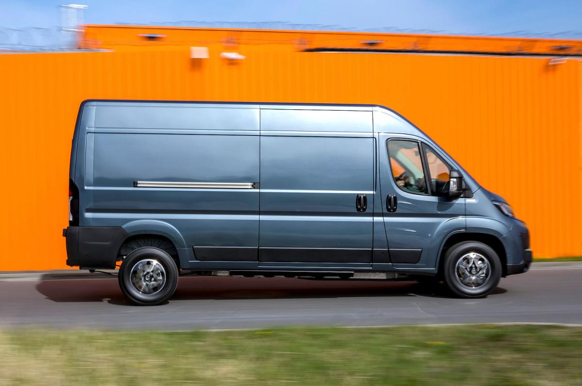 Vauxhall Movano Electric right driving