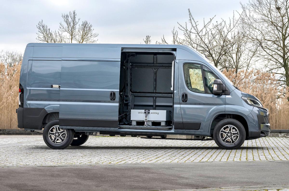 Vauxhall Movano Electric right static door open
