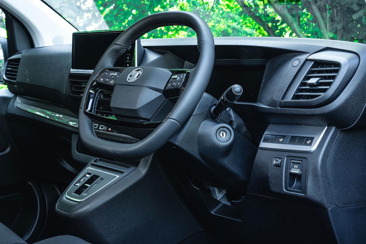 Vauxhall Vivaro Electric dashboard