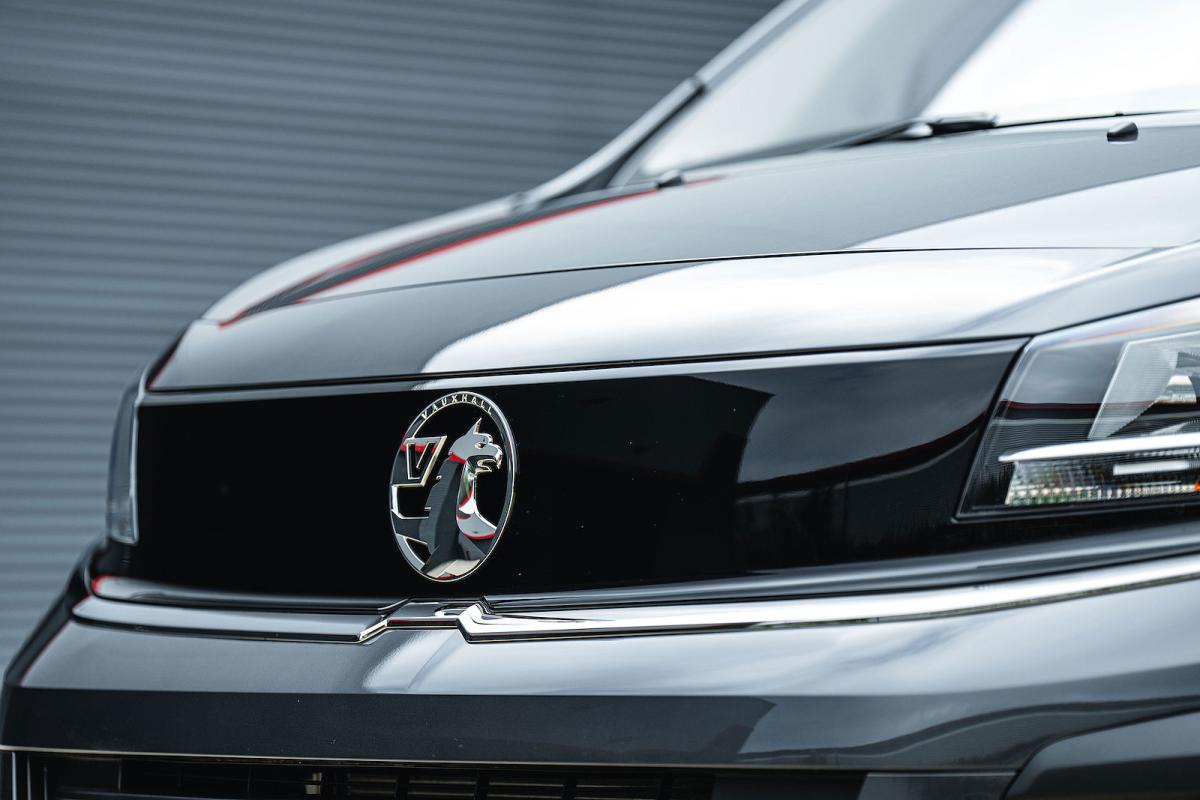 Vauxhall Vivaro Electric front detail