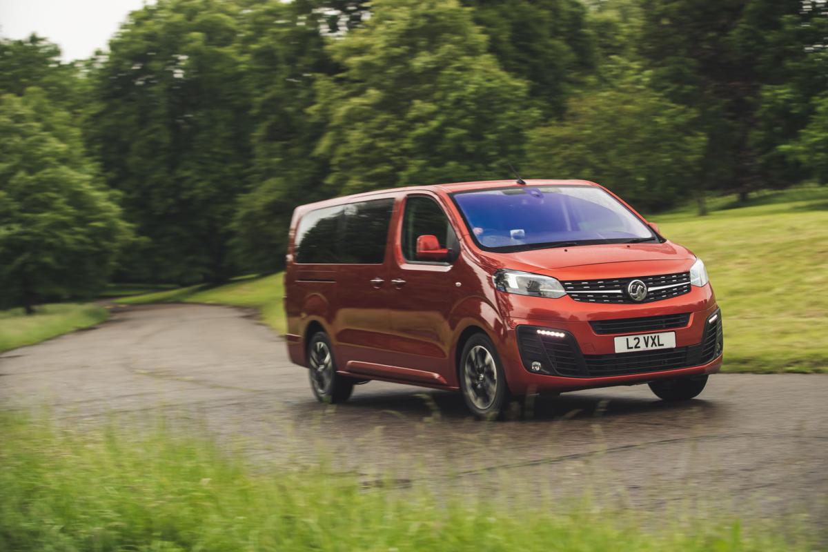 Vauxhall Vivaro Life 2019 wide tracking shot