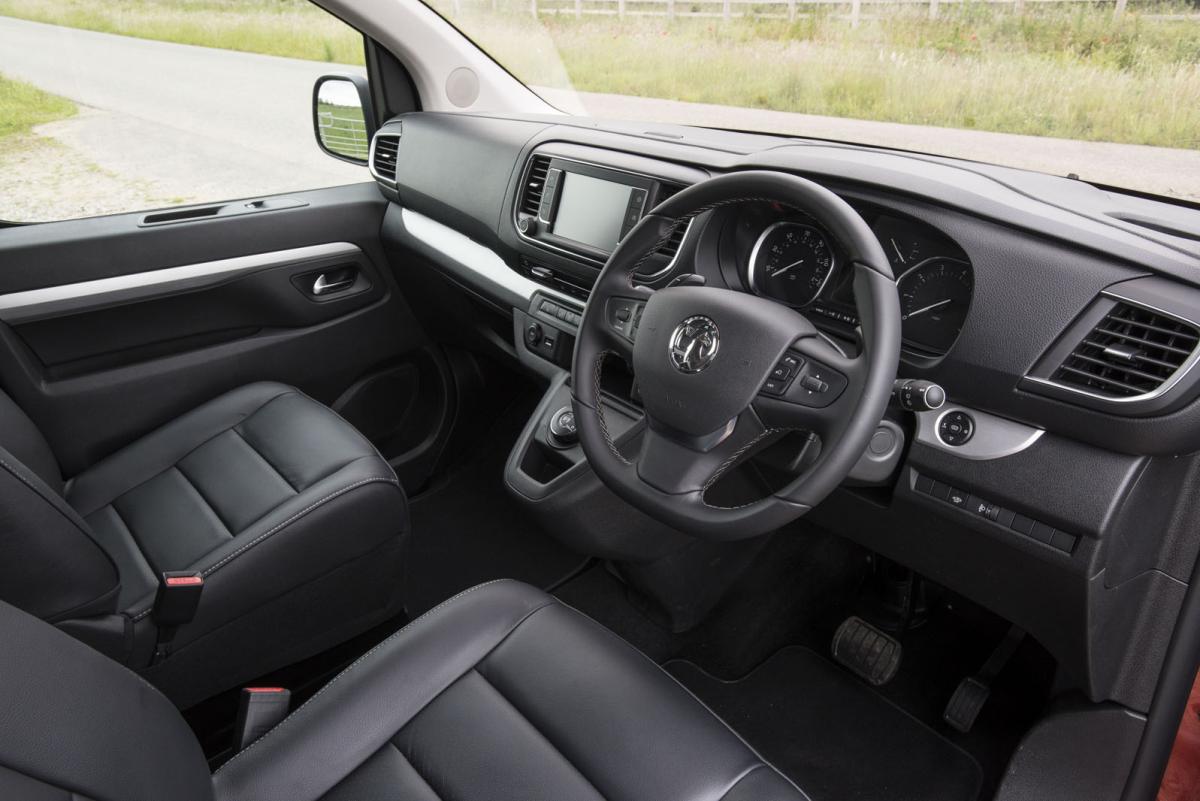 Vauxhall Vivaro Life 2019 RHD front seats
