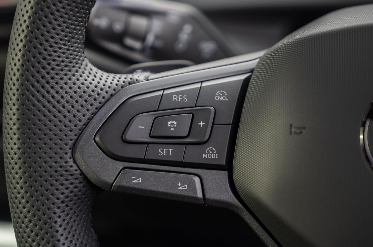 Volkswagen T-Roc steering wheel detail