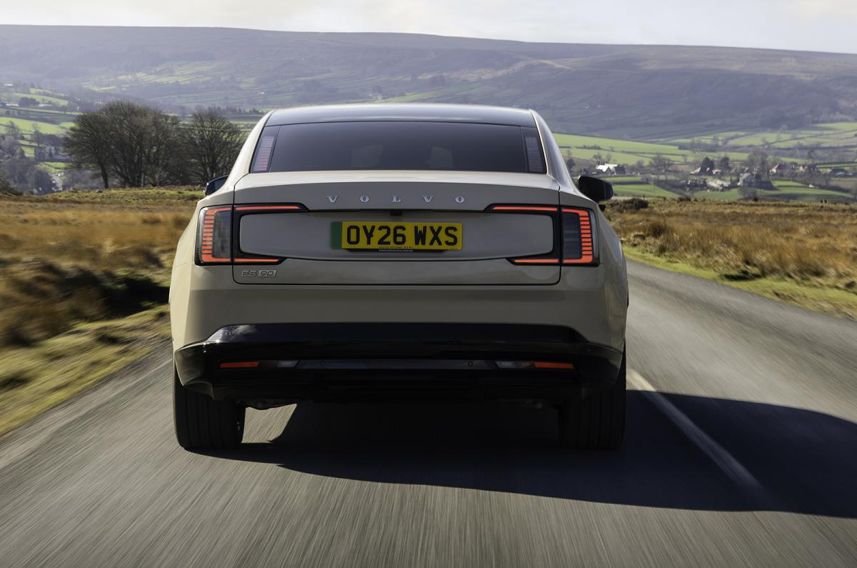 Volvo ES90 driving rear