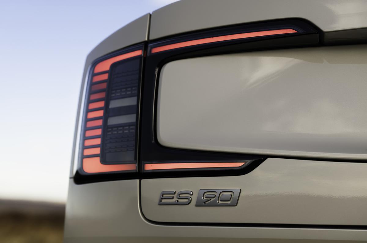 Volvo ES90 rear light detail