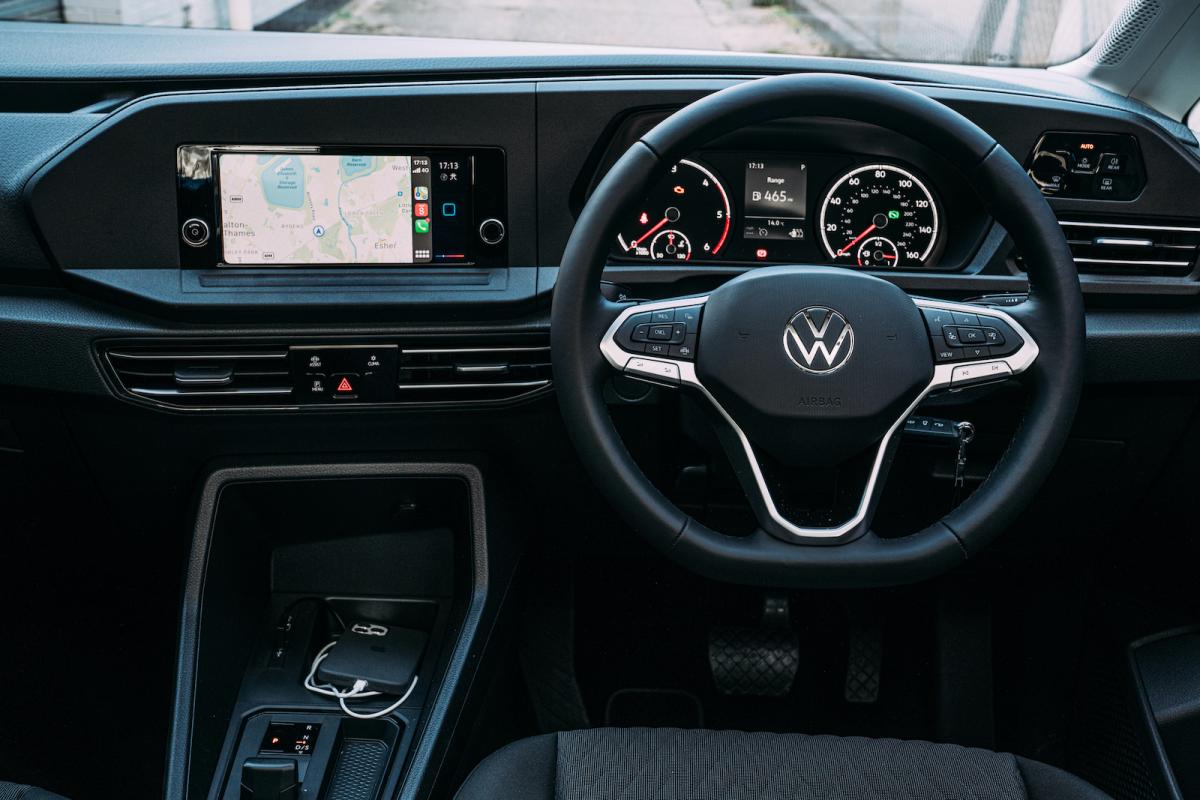 VW Caddy 2022 interior dashboard