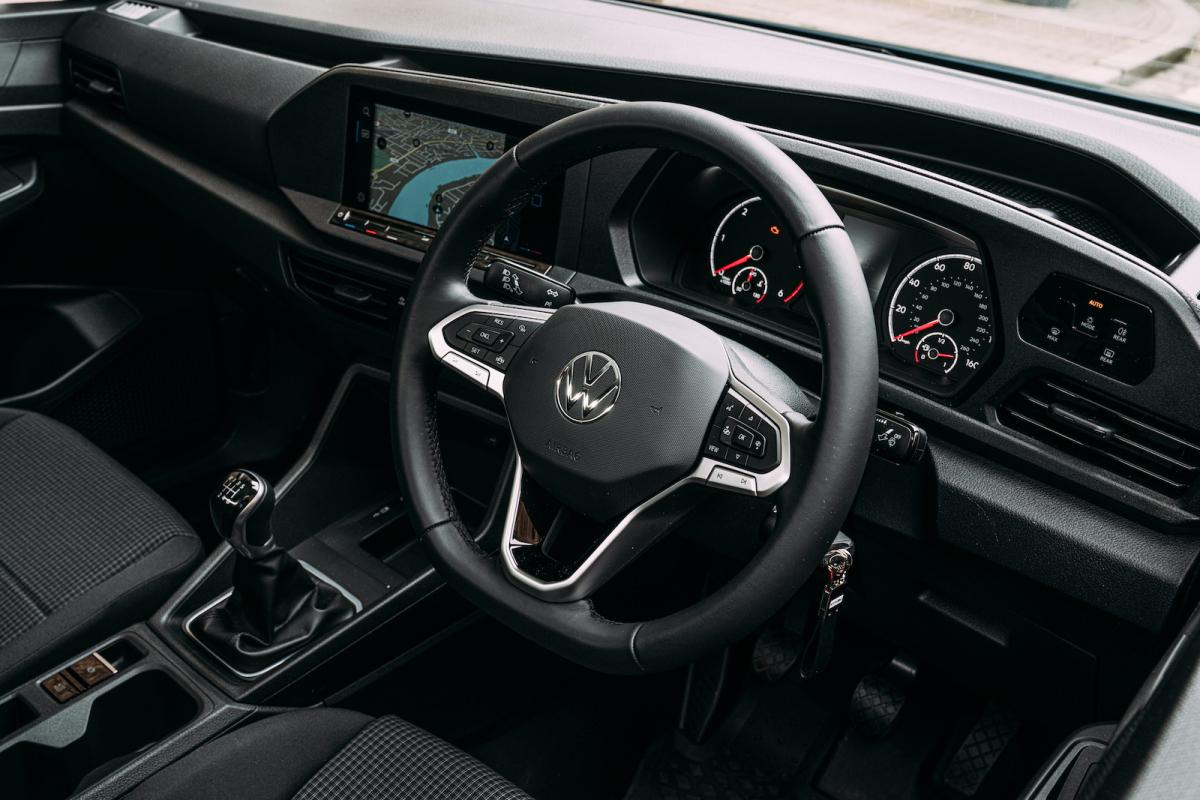 VW Caddy 2022 interior dashboard