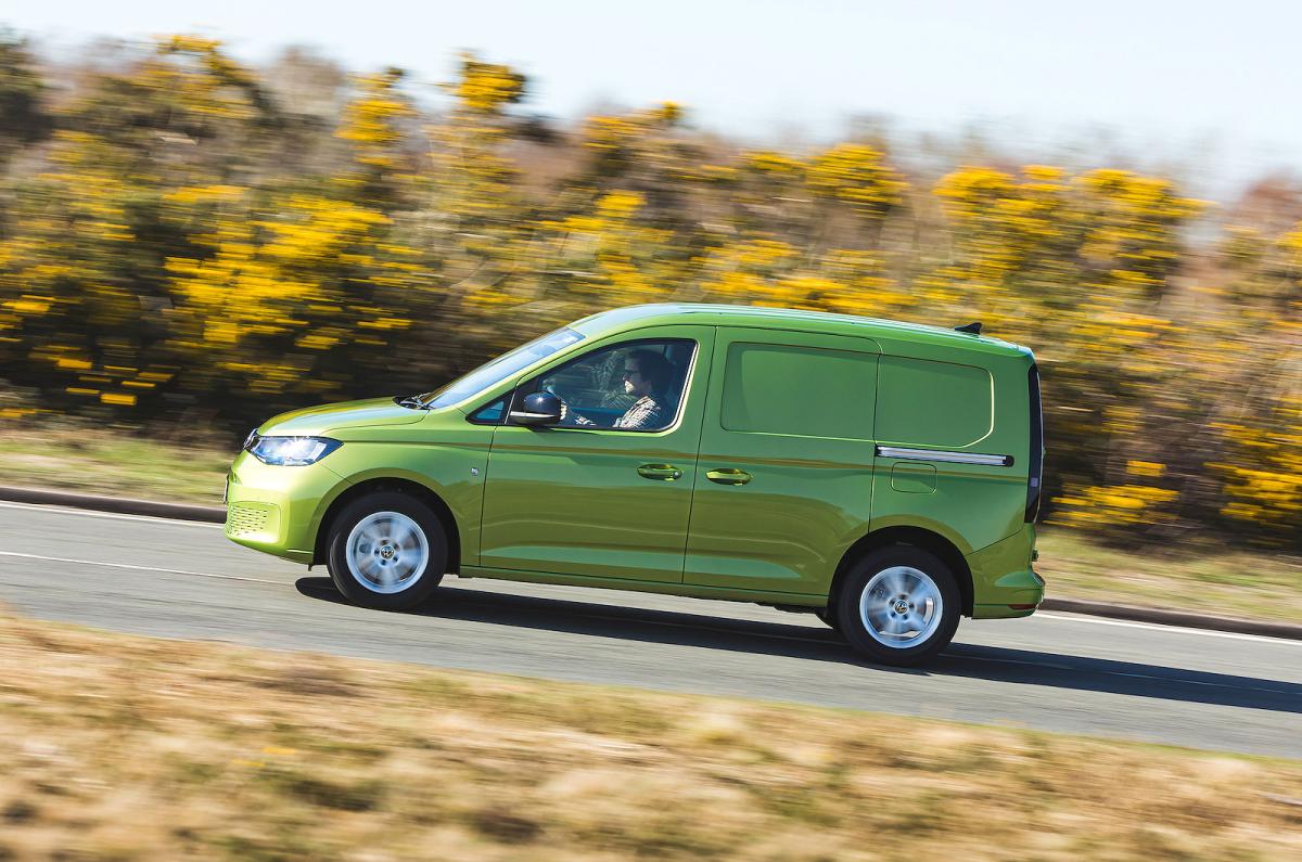 VW Caddy Cargo left driving