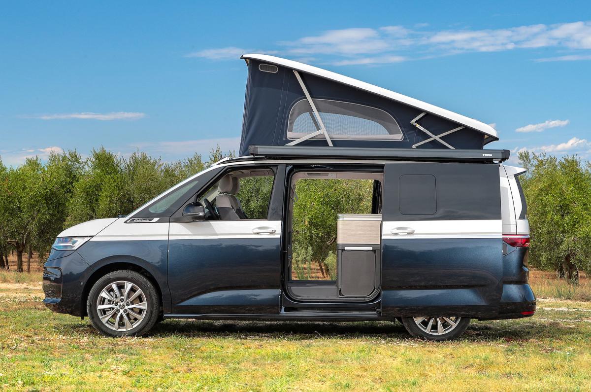 VW California Ocean left static doors open