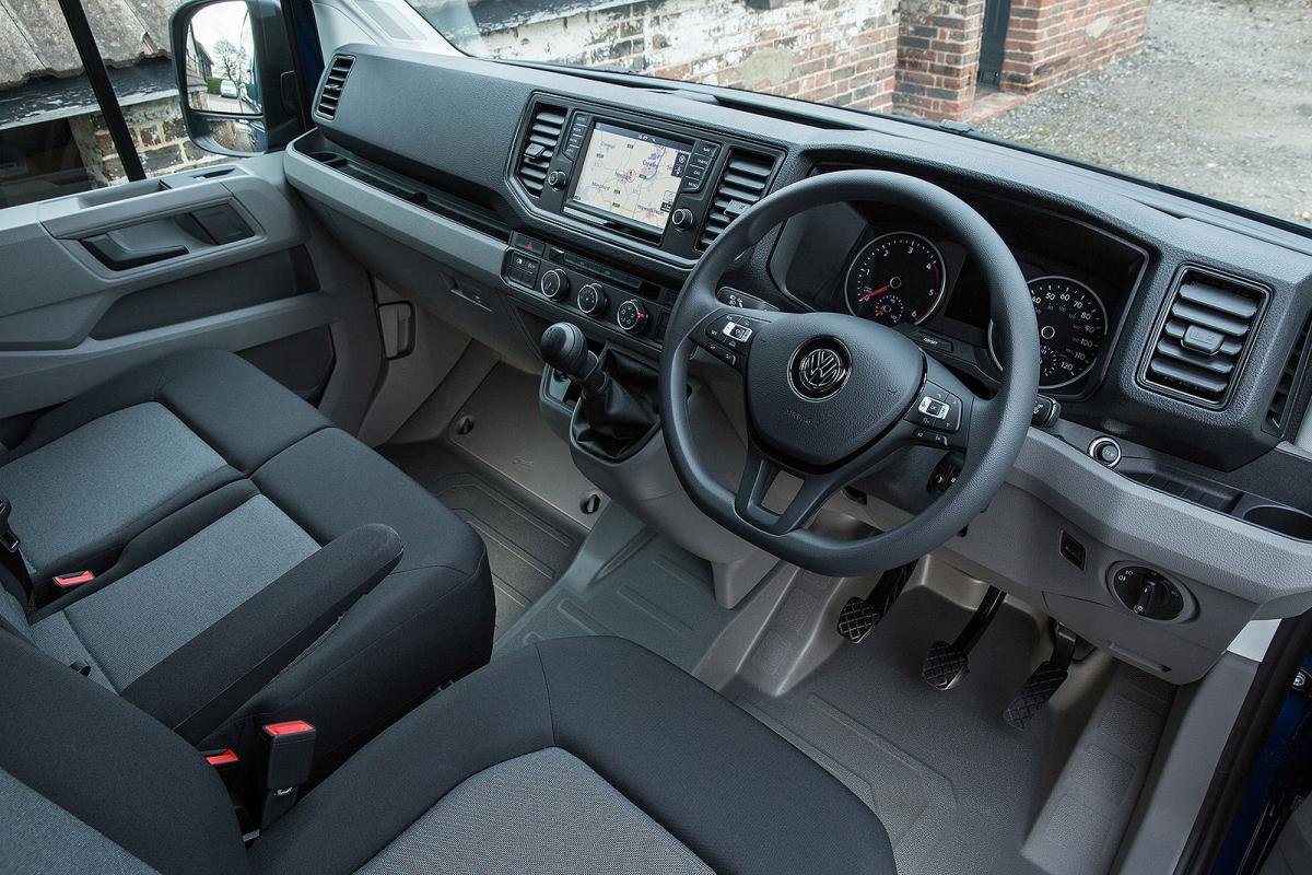 VW Crafter interior dashboard
