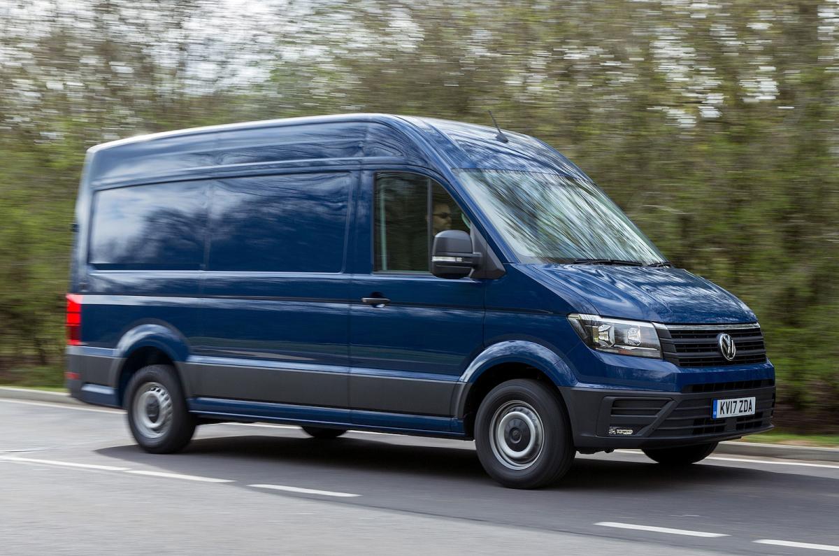 VW Crafter front right driving