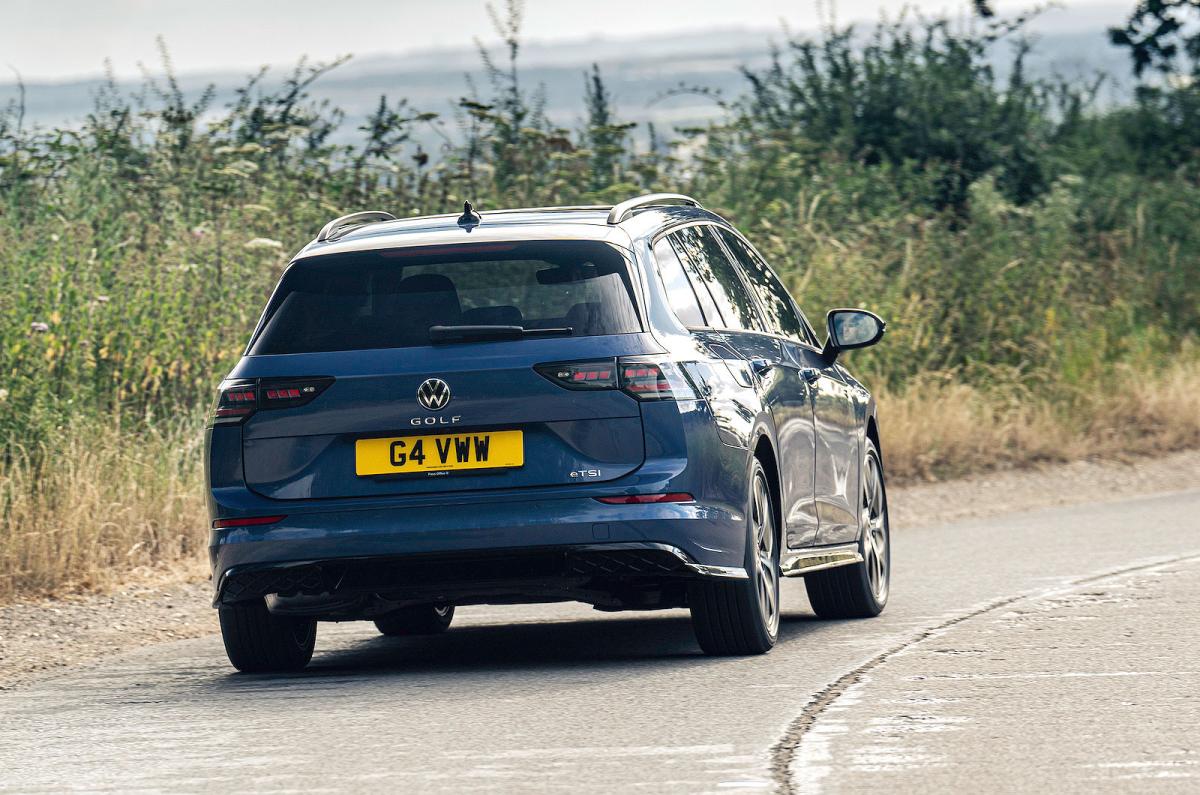 VW Golf Estate rear cornering