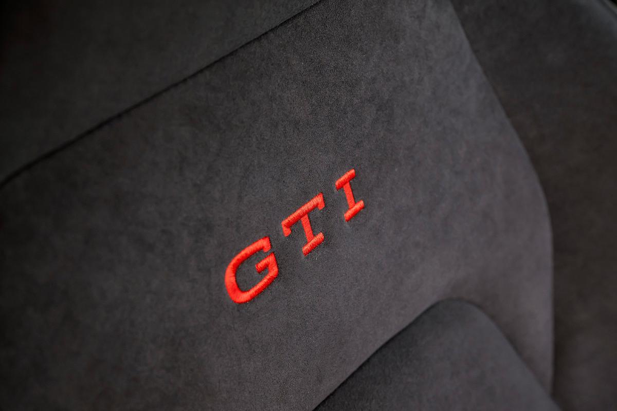 VW Golf GTI seat detail