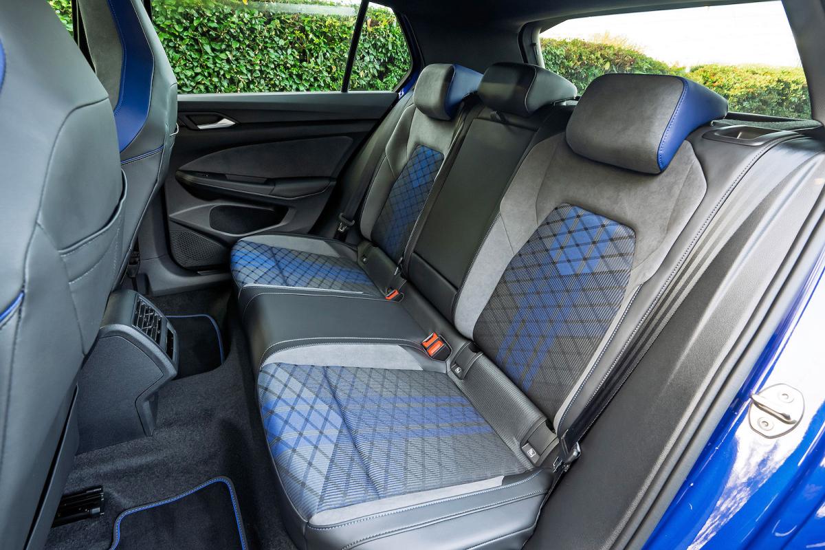VW Golf R back seats