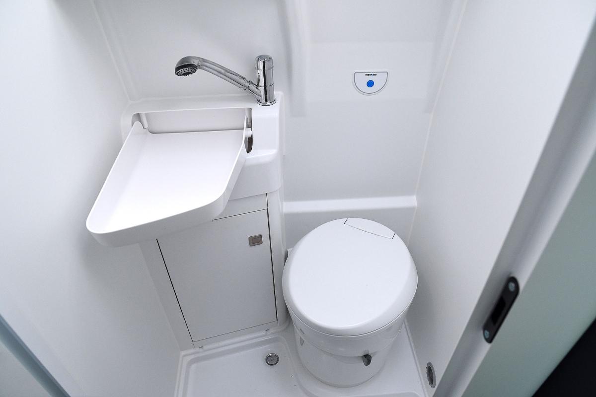 VW Grand California interior bathroom