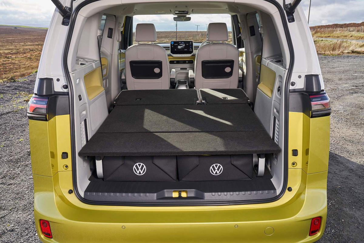 Used VW ID Buzz 2022-present boot open seats down
