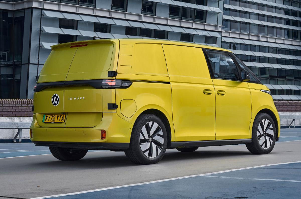 VW ID Buzz Cargo exterior rear still