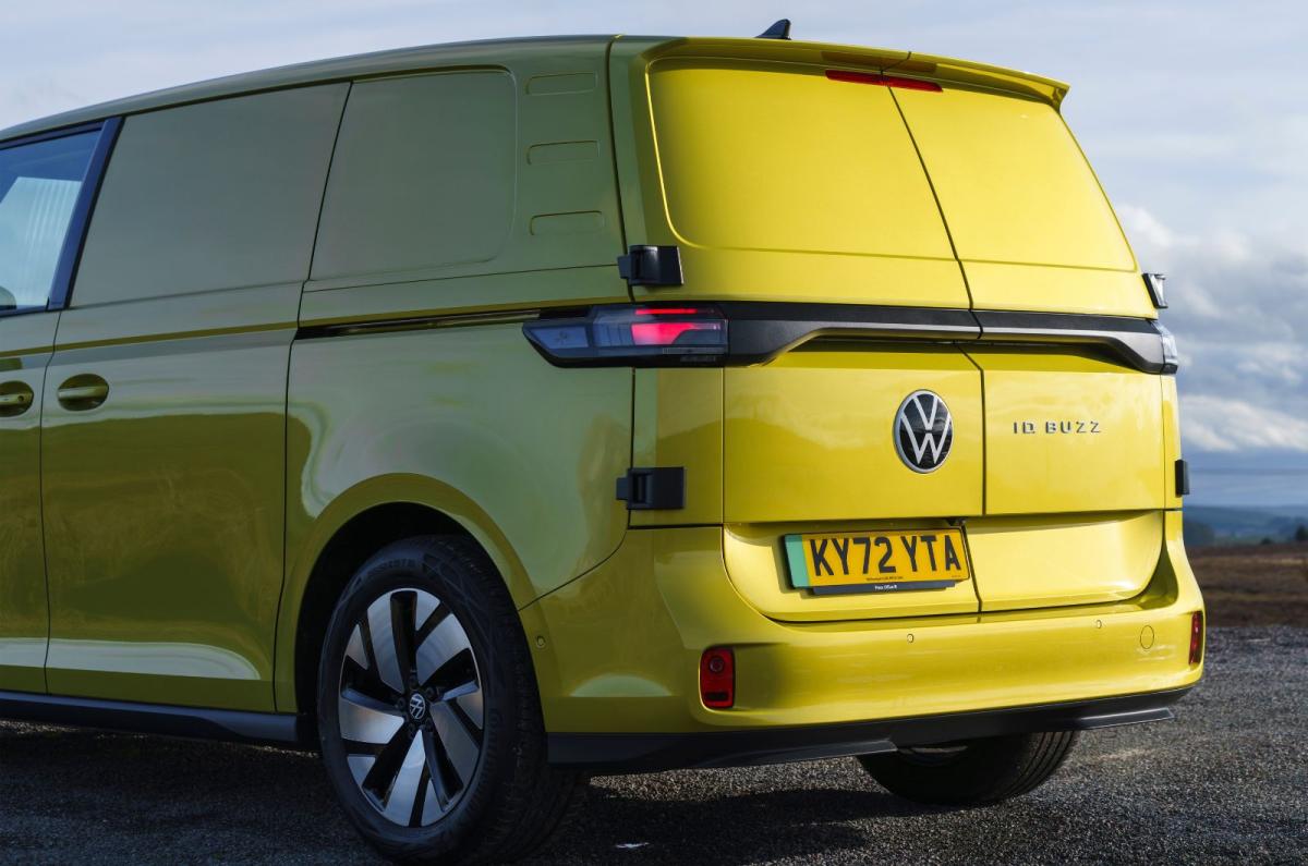 VW ID Buzz Cargo exterior rear details