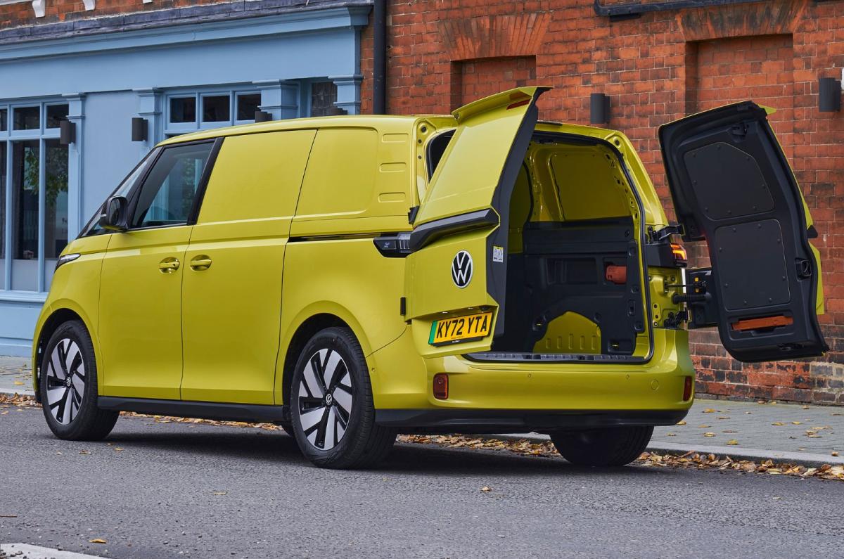 VW ID Buzz Cargo exterior rear static