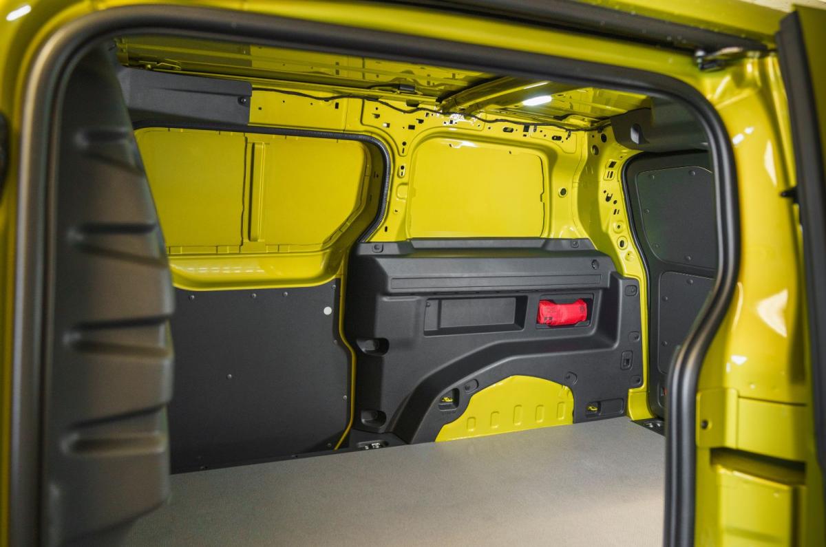 VW ID Buzz Cargo rear space