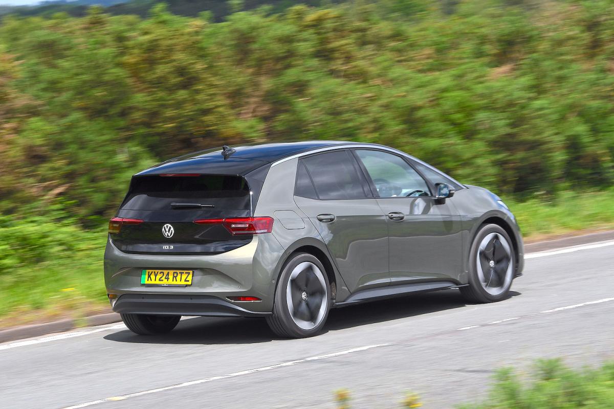 VW ID 3 rear right driving