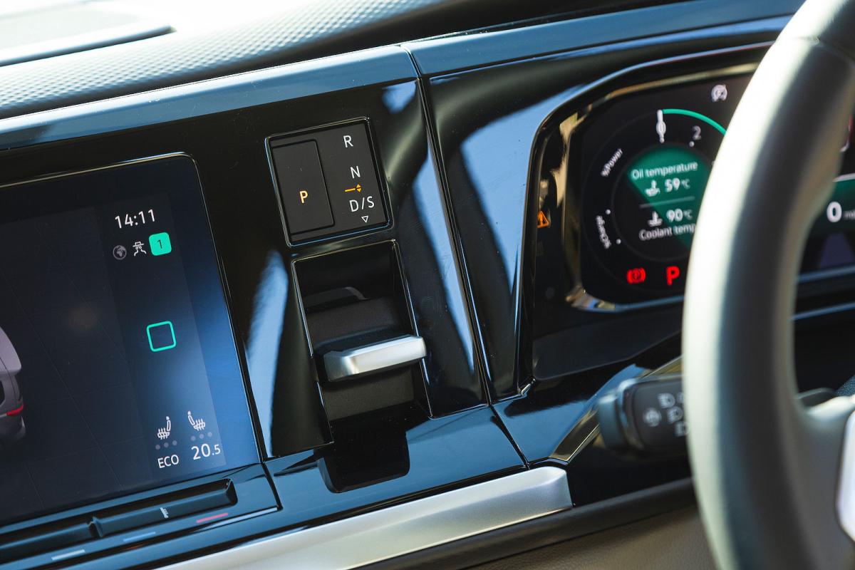 VW Multivan interior detail