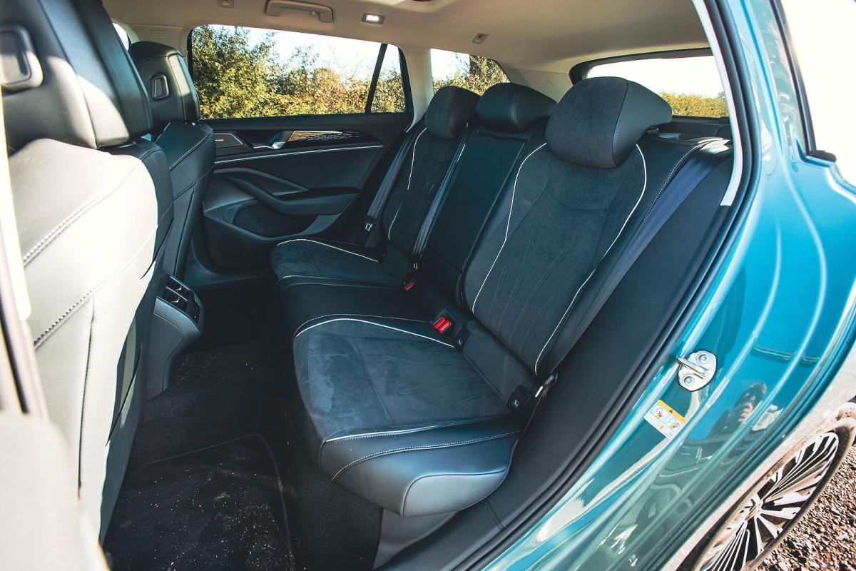 VW Passat back seats