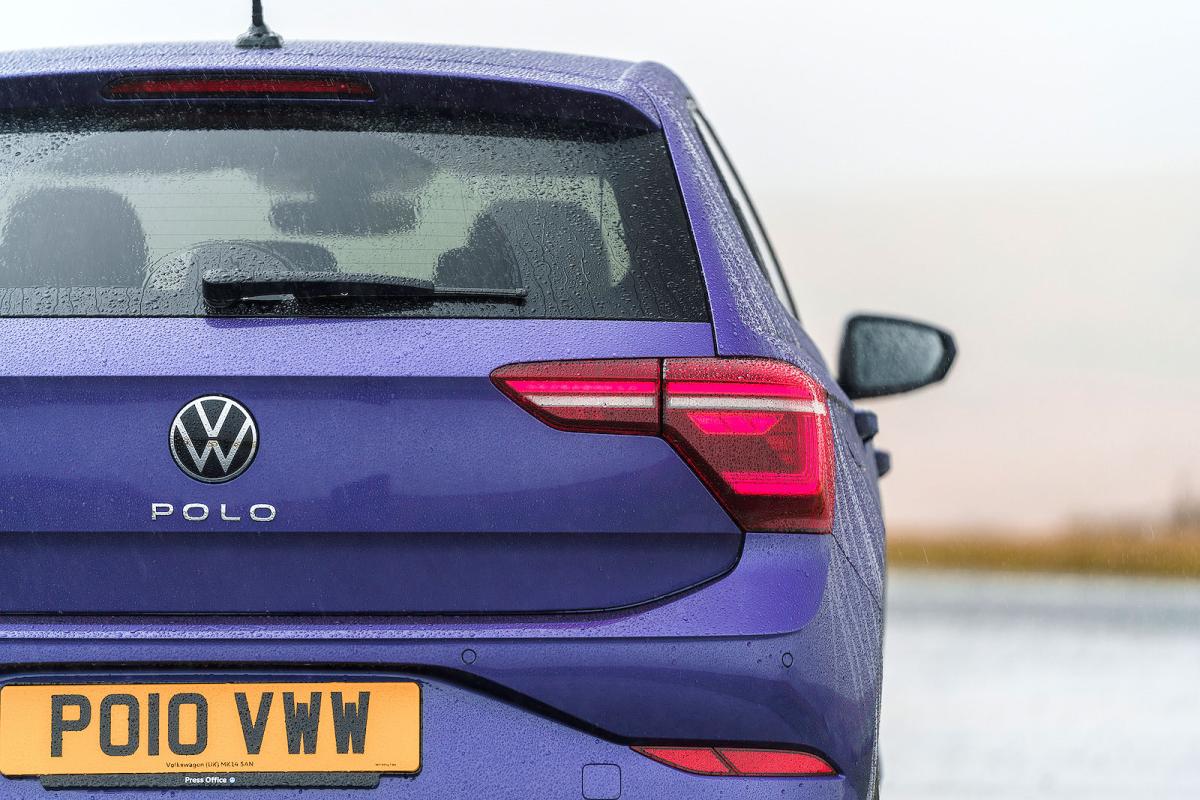 VW Polo rear lights detail
