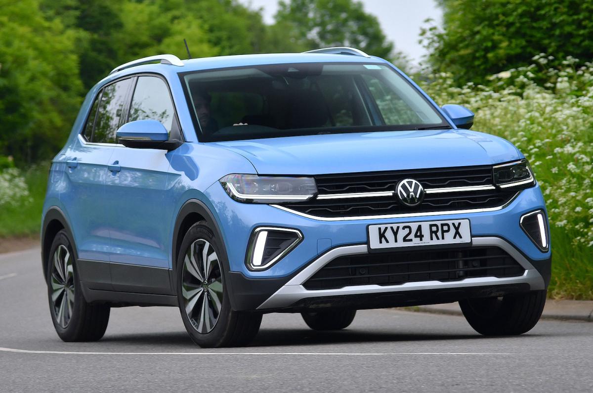 VW T-Cross front cornering