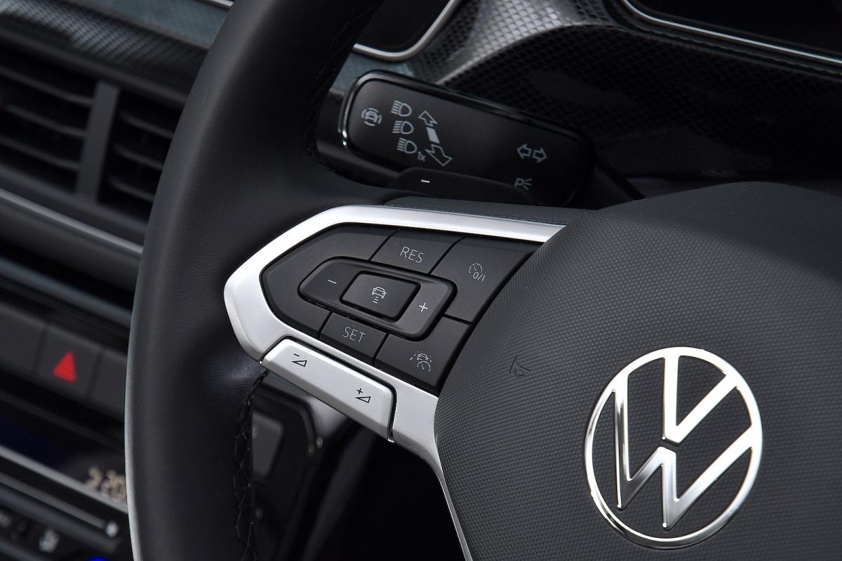 VW T-Cross steering wheel detail