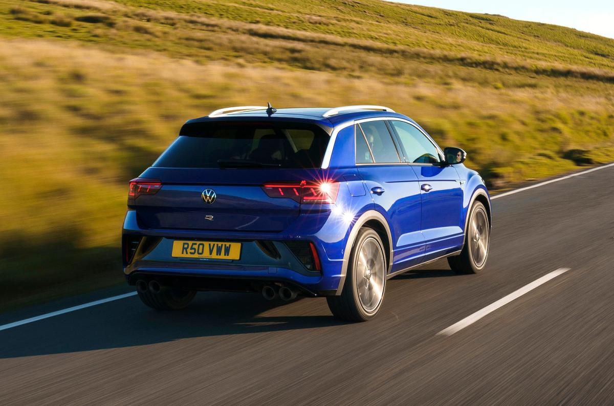 VW T-Roc R rear right driving