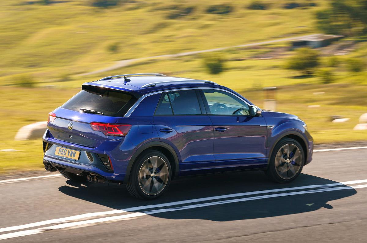 VW T-Roc R rear right driving