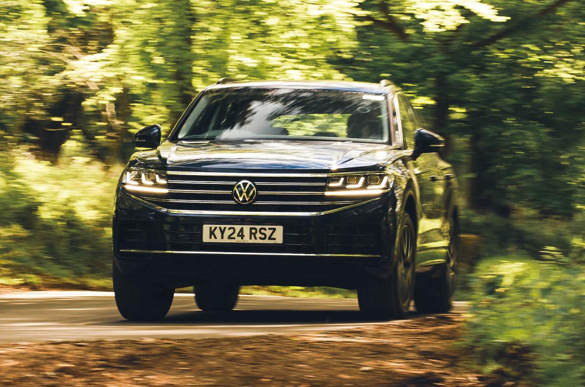VW Touareg front driving