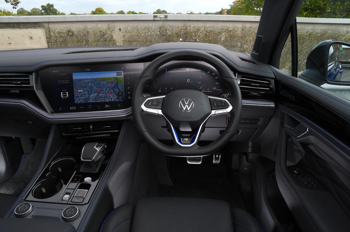 VW Touareg R interior dashboard