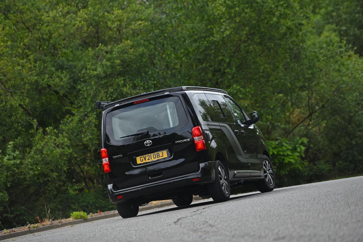 Toyota Proace Matino 2022 rear cornering