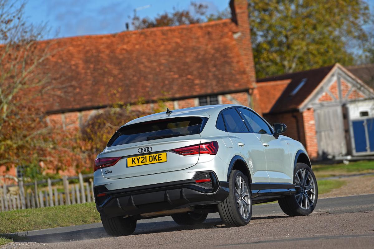 Audi Q3 Sportback 2021 rear cornering