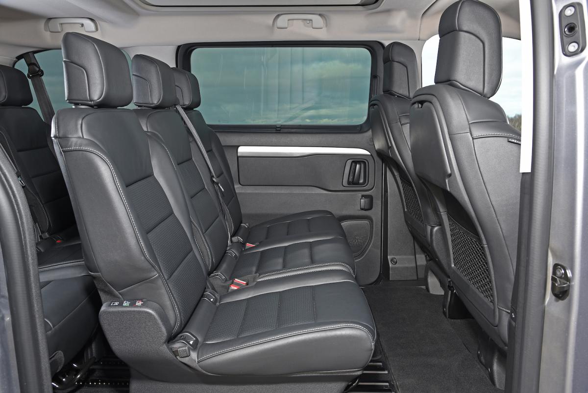 Peugeot e-Traveller 2022 interior second-row seats