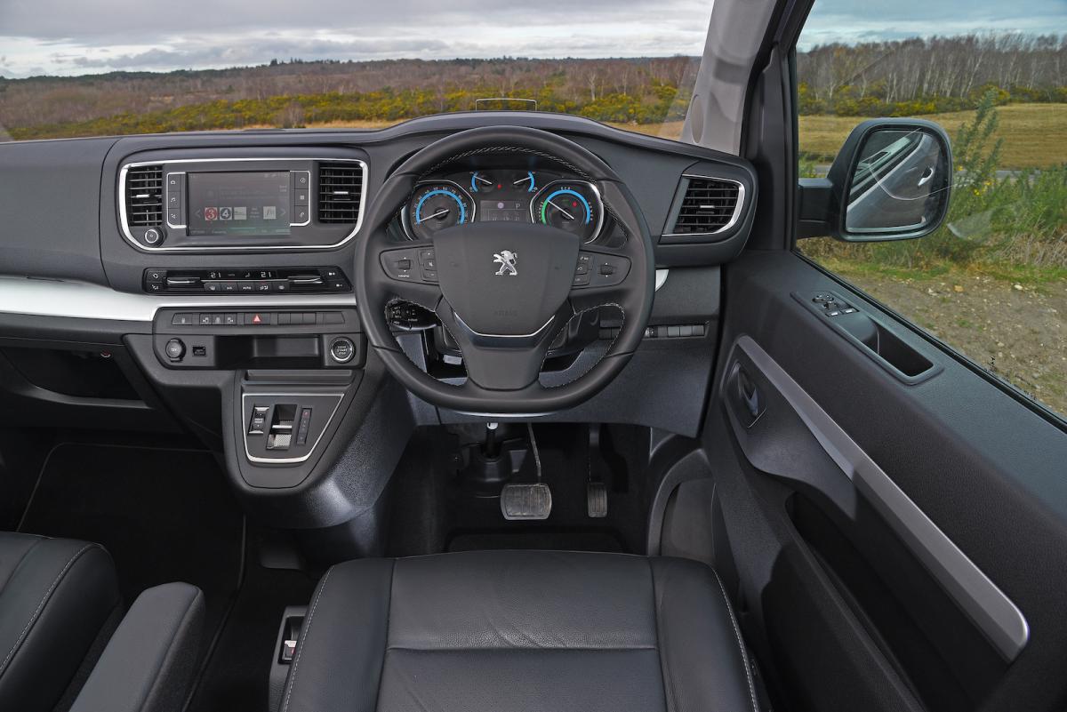 Peugeot e-Traveller interior dashboard