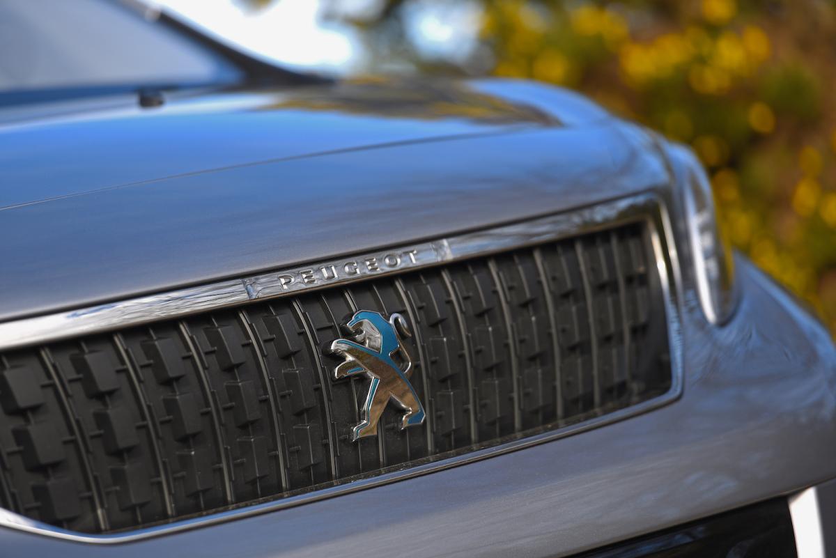 Peugeot e-Traveller 2022 grille badge detail