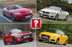 Convertible car compilation image