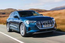 Audi E-tron front three quarters