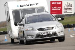 2008 Ford Mondeo Estate towing a caravan