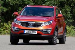 2010 Kia Sportage front cornering
