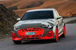 2024 Audi S3 prototype front driving