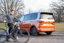 Volkswagen Multivan rear & bicycle