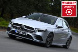 Mercedes A-Class with What Car? Leasing logo