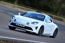 Alpine A110 S front cornering - private plate