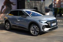 Audi Q4 e-tron front cornering