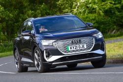 Used Audi Q4 e-tron 2021-present front cornering